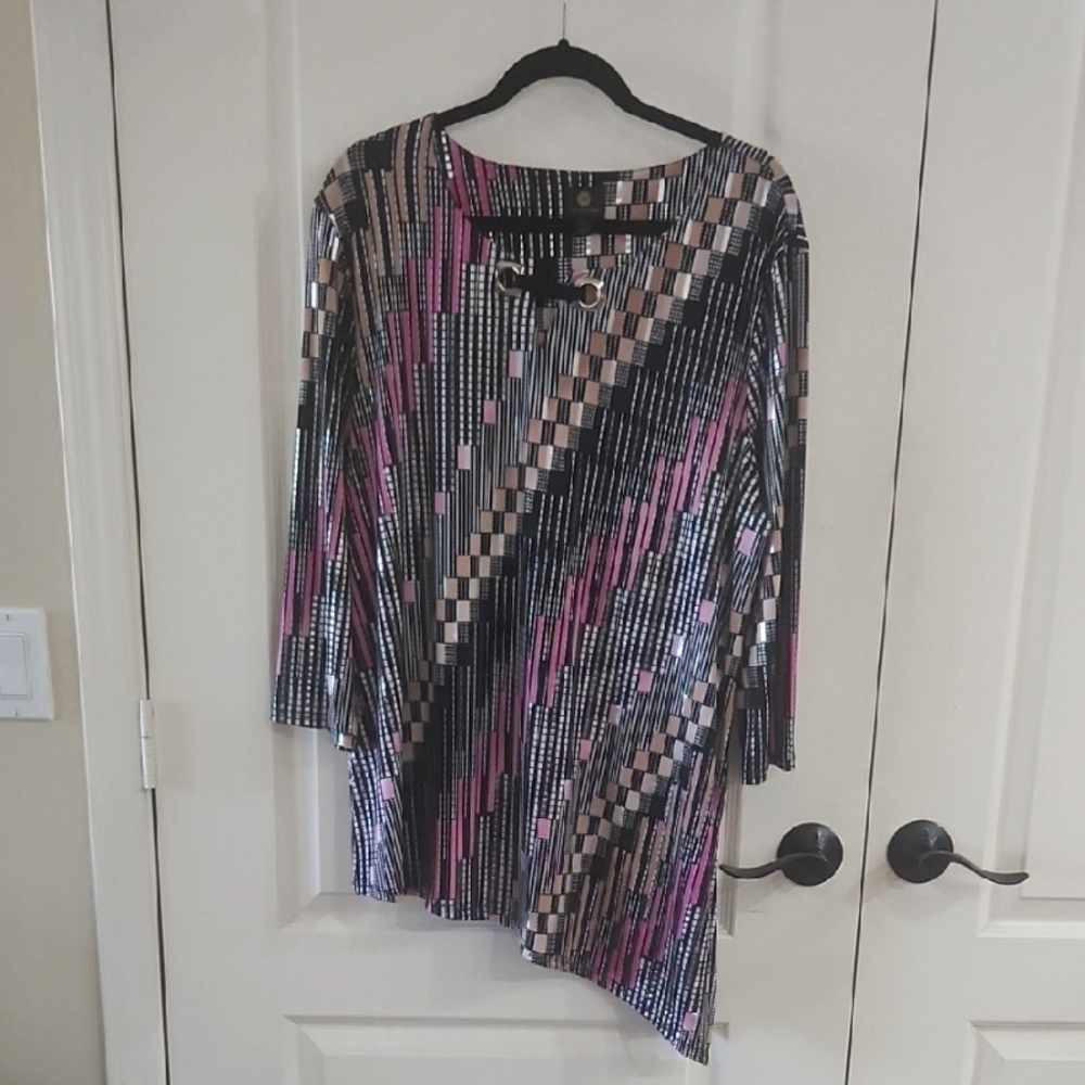 JM Collection XXL Pink And Black